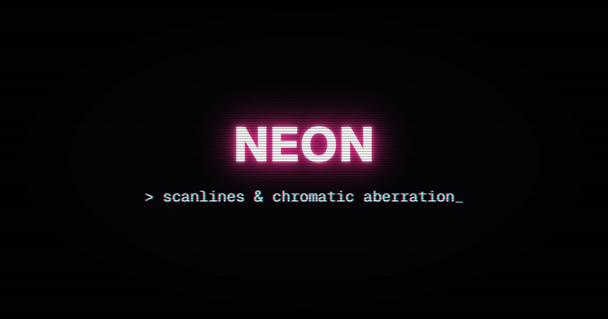 Neon CRT